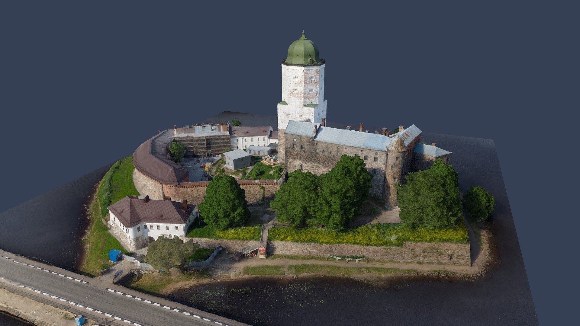 Vyborg Castle / Выборгский замок 3d model