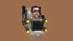 GMAN-SKIBIDI-TOILET FACE ANIMATION