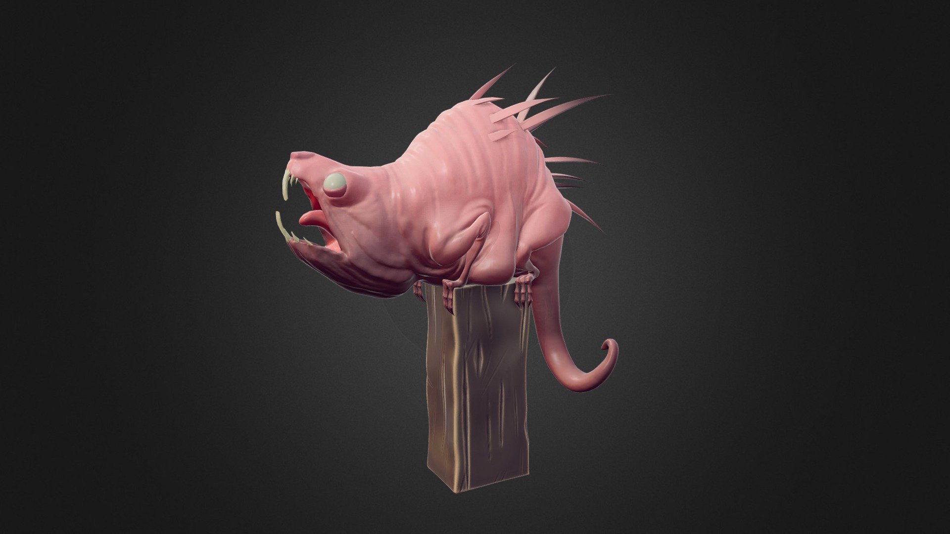 Mole-rat 3d model