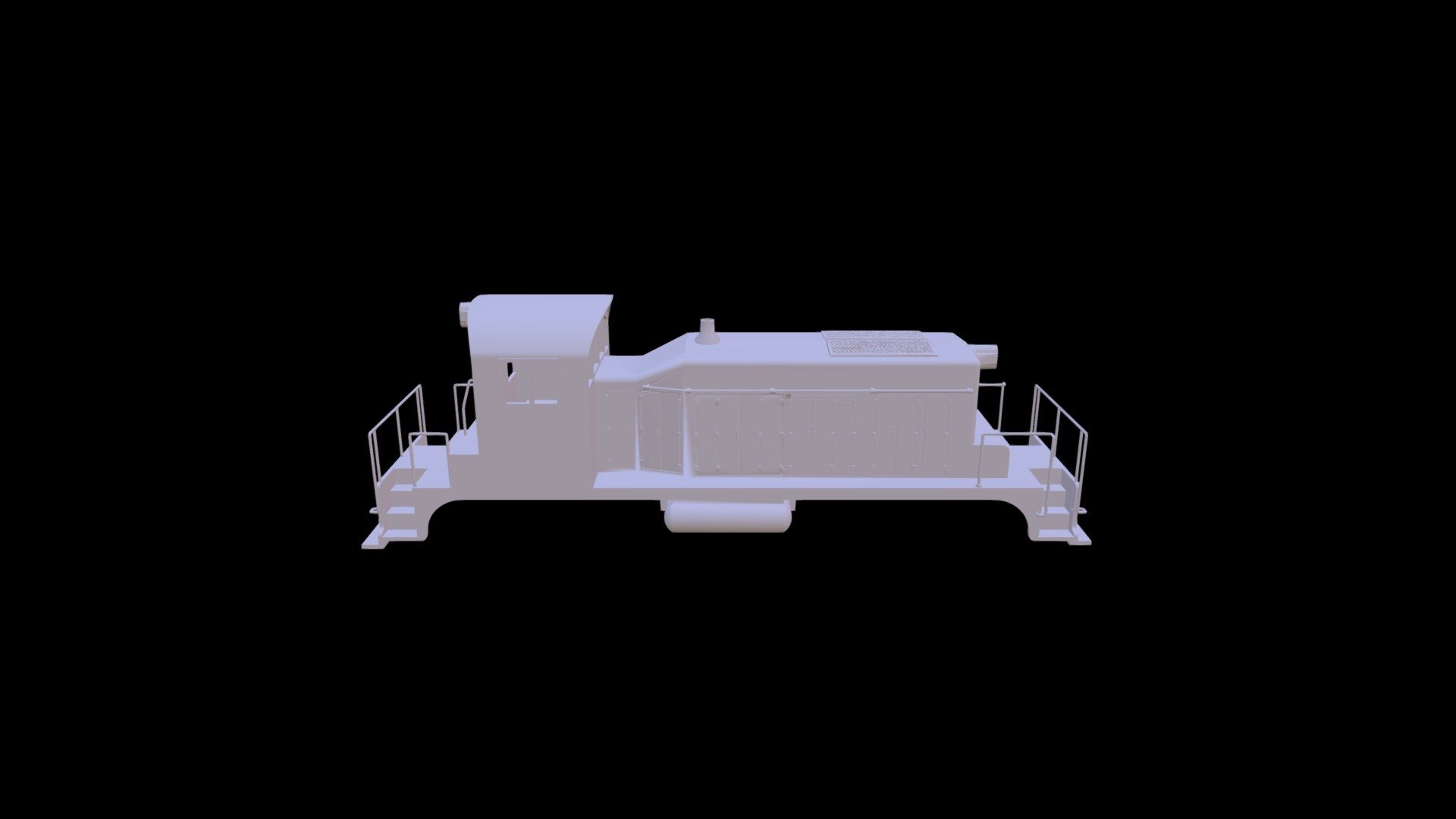 SW1 N Scale Assembled 3d model