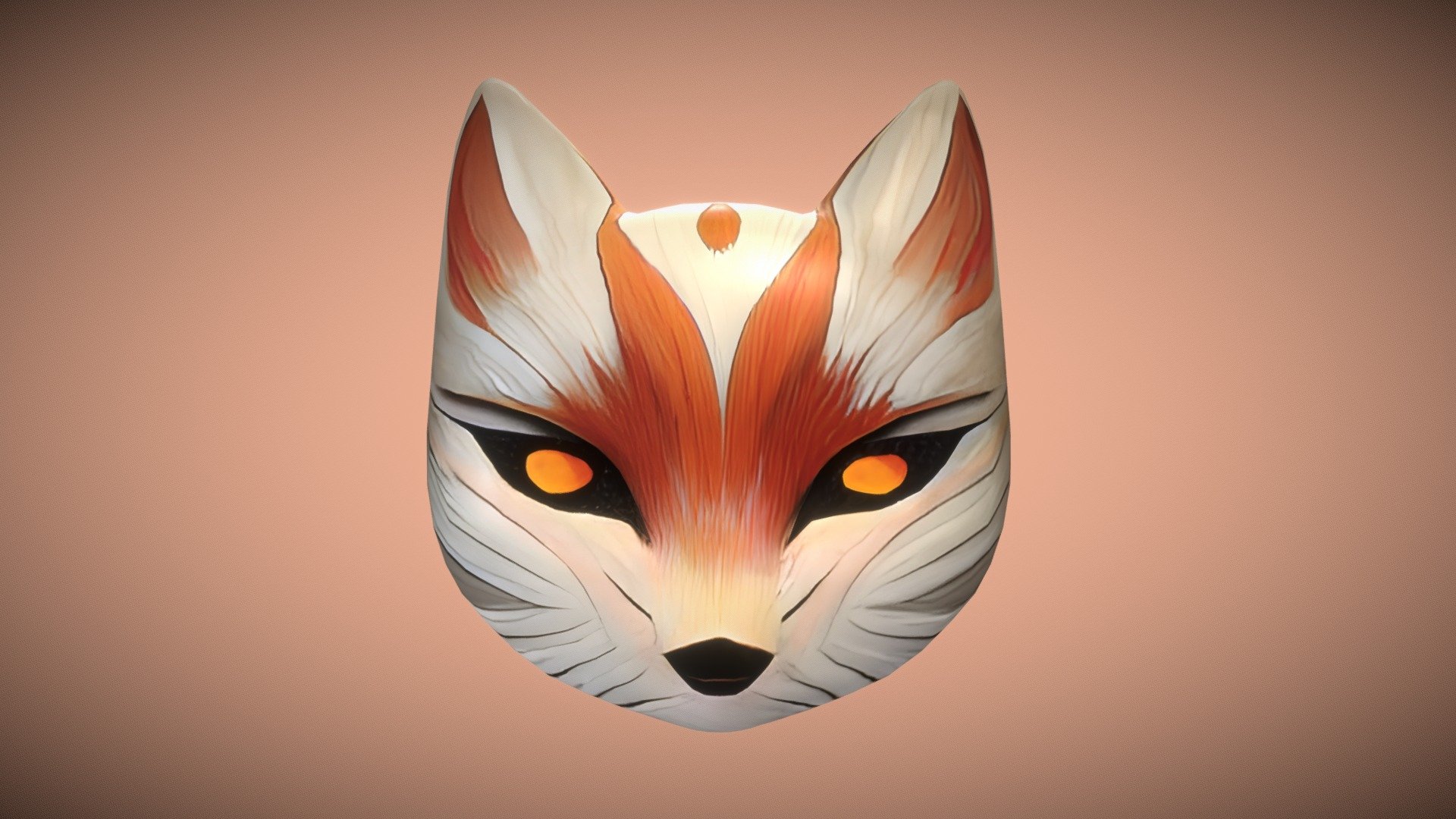 Fox Mask V02 Pack 3d model