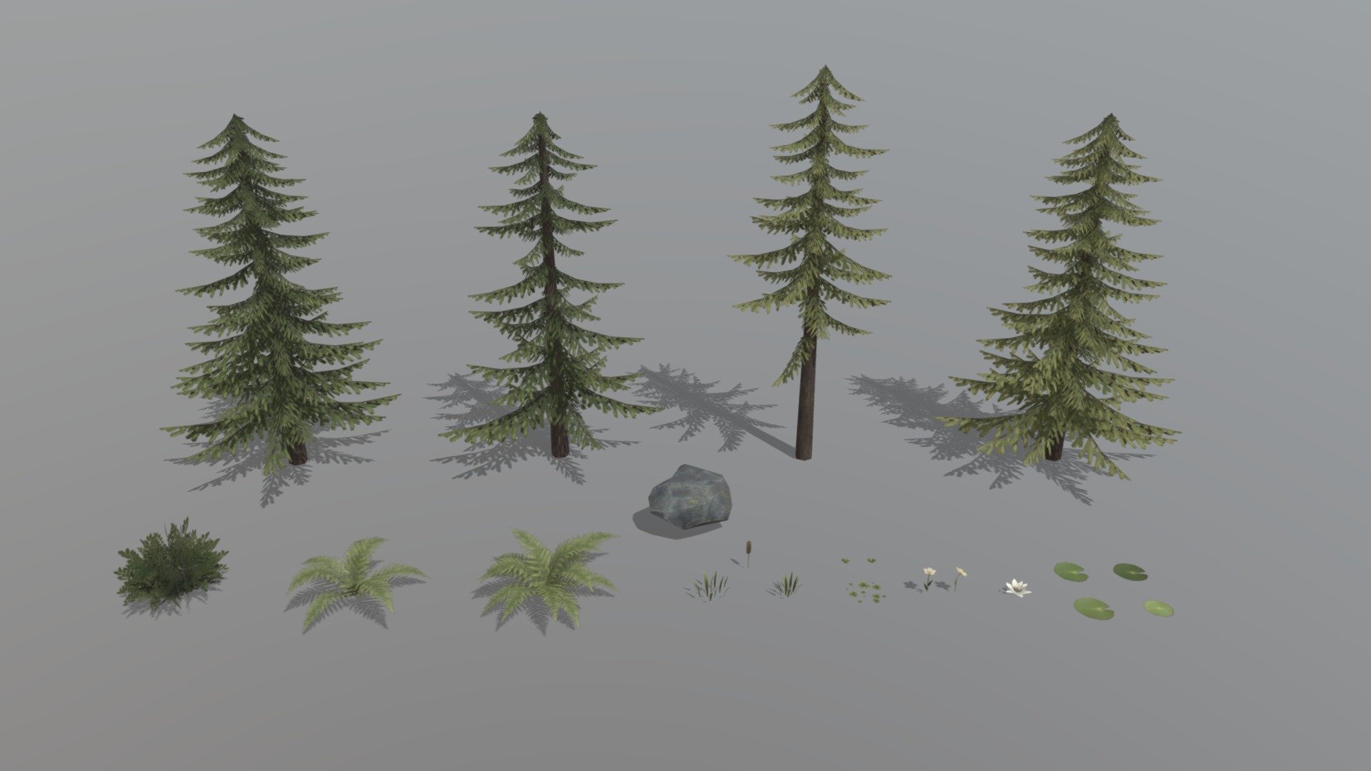 Foliage pack 3d model