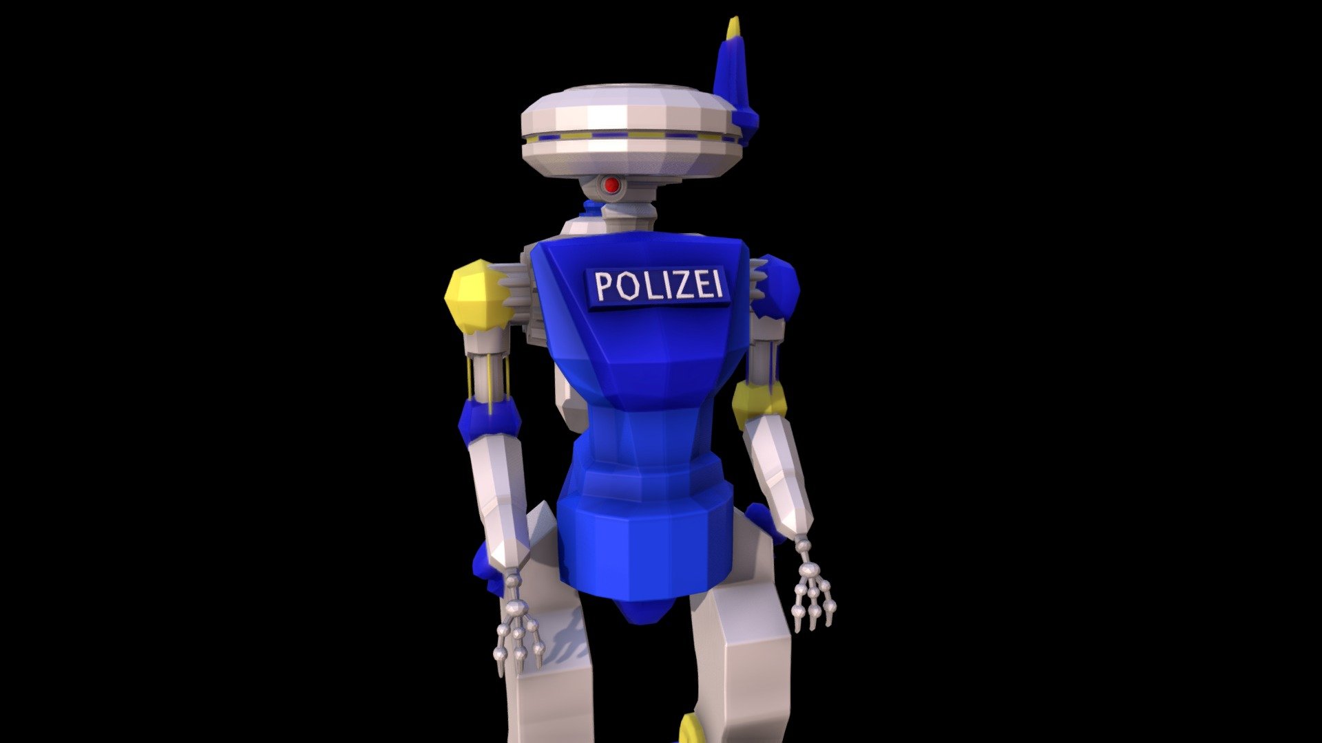 Robot Policeman 3d model