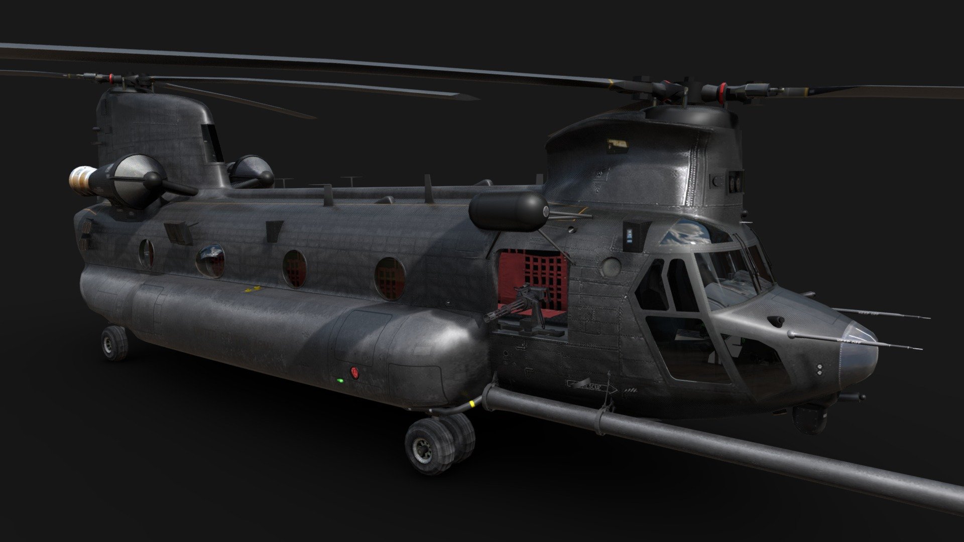 Army Helicopter 3d model