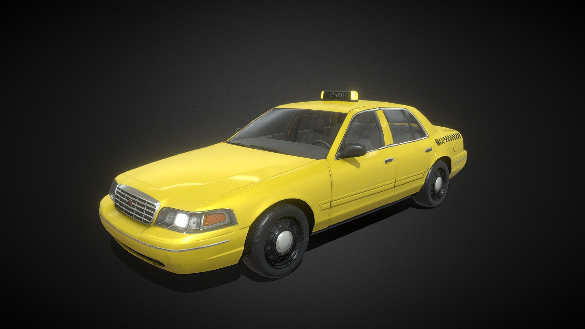 Taxi 1 3d model