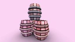 Painted Barrels-  Kawaii Barrels UwU