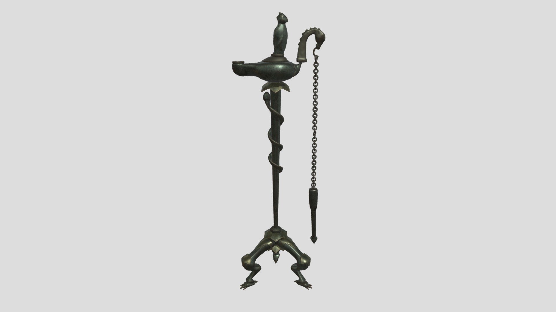 Roman Oil lamp Stand 3d model