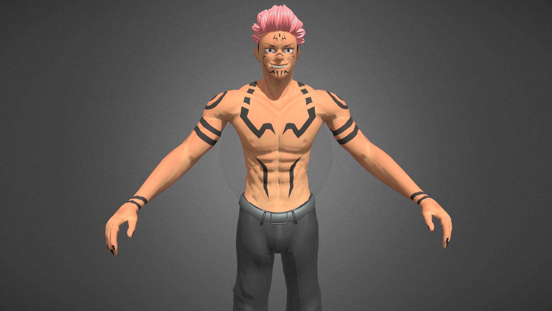 Sukuna 3d model