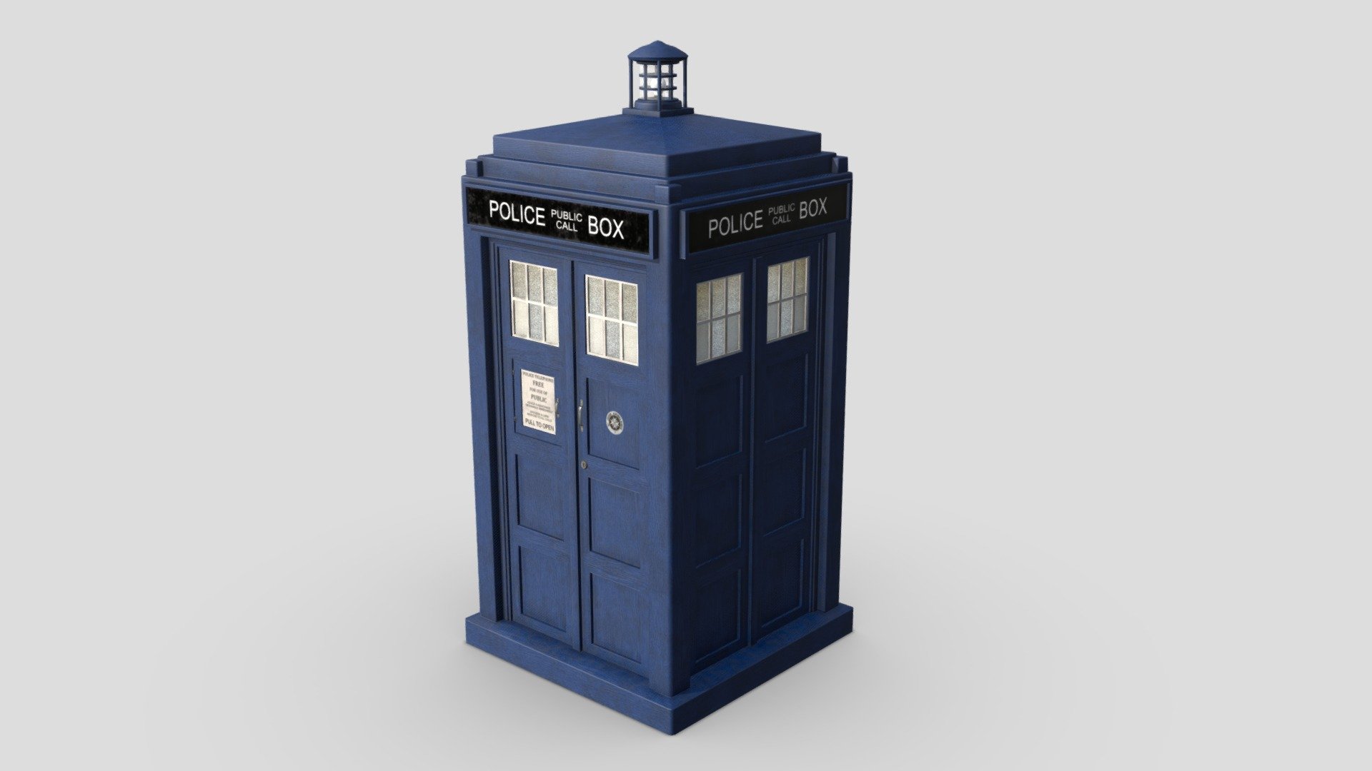 TARDIS 3d model