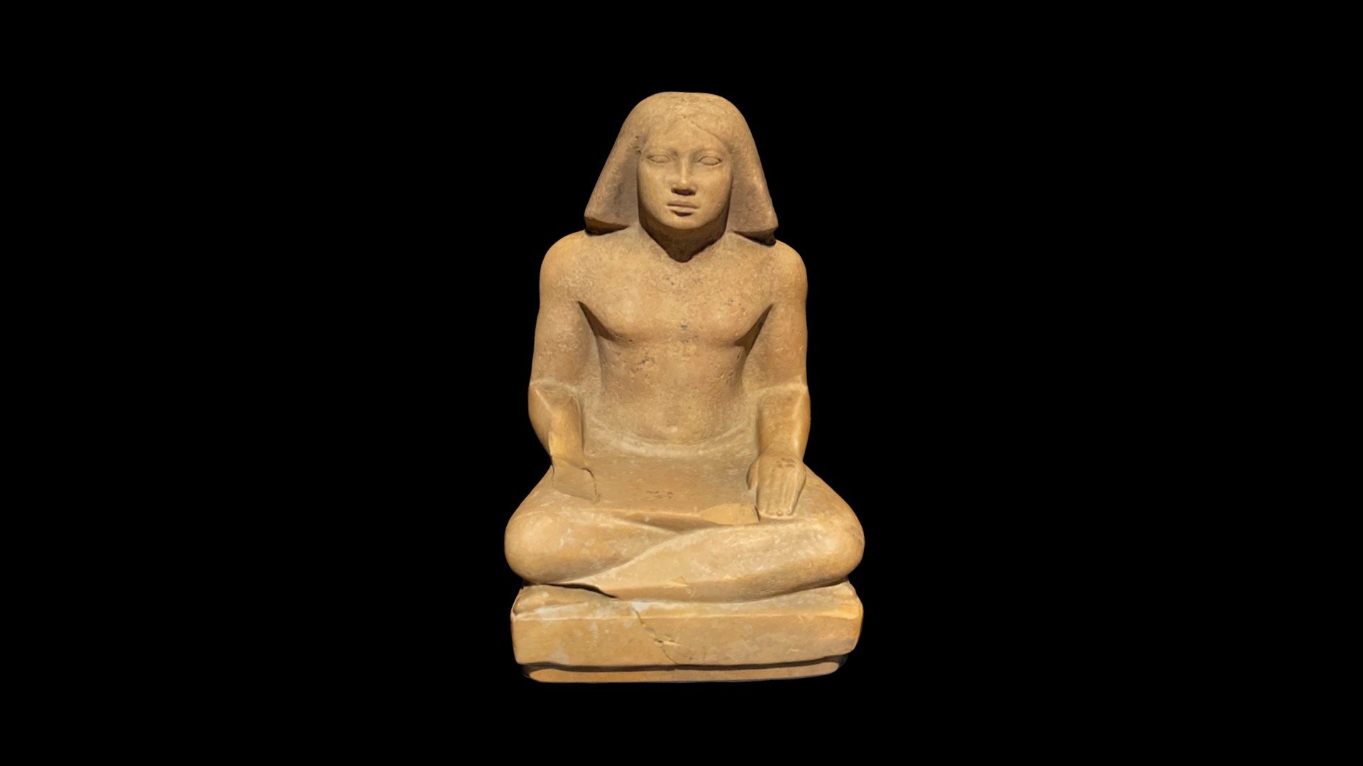 Prince Khuenre as a scribe 3d model