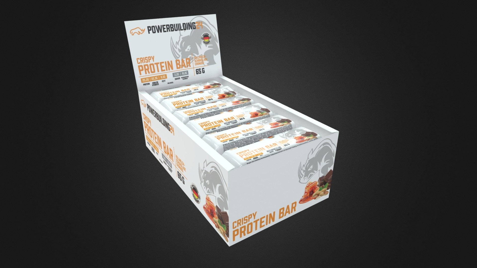 Crispy Protein Bar Pack 3d model