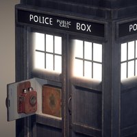 Tardis 10th Doctor Fan Art