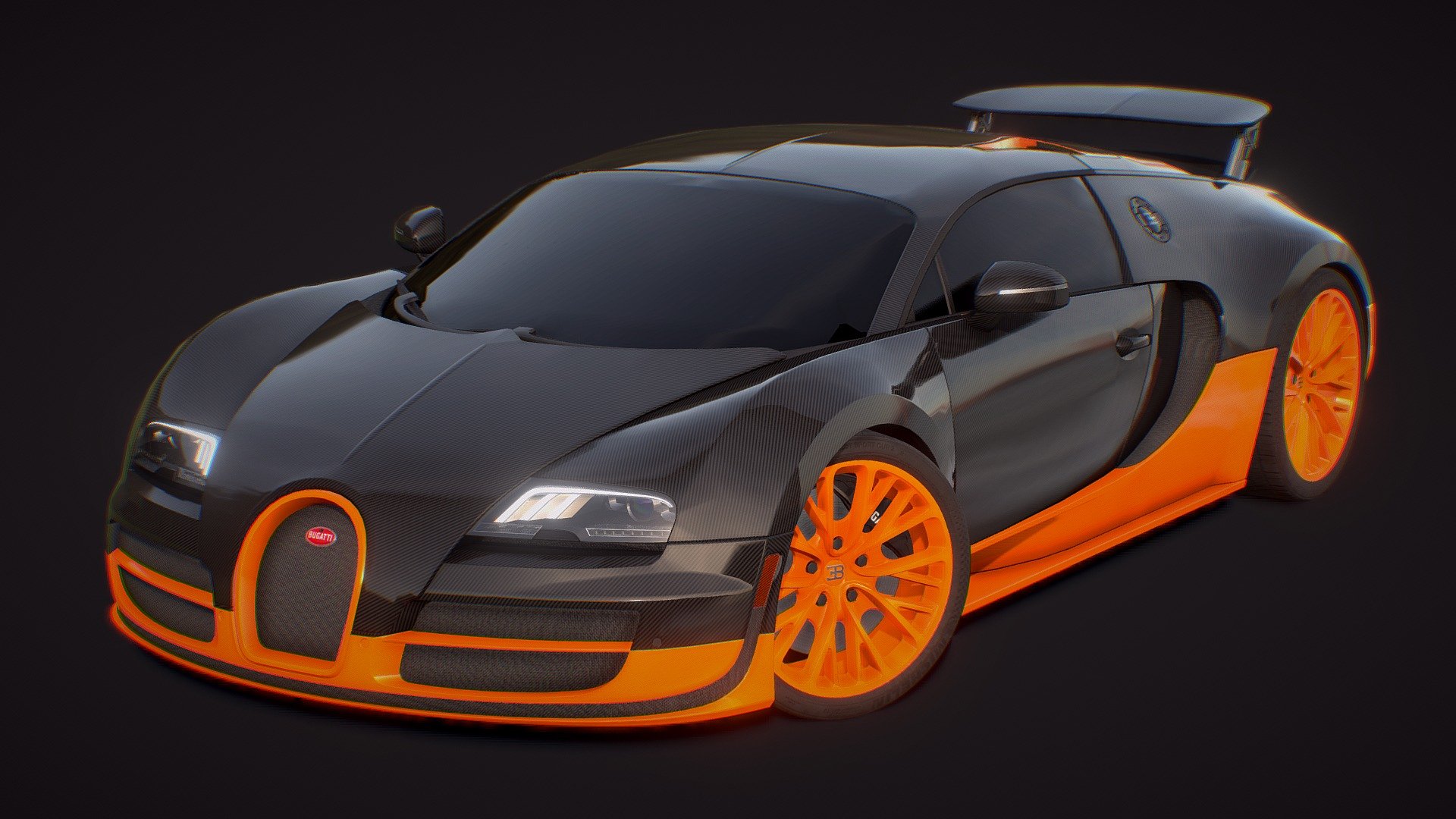 Bugatti Veyron Super Sport 3d model