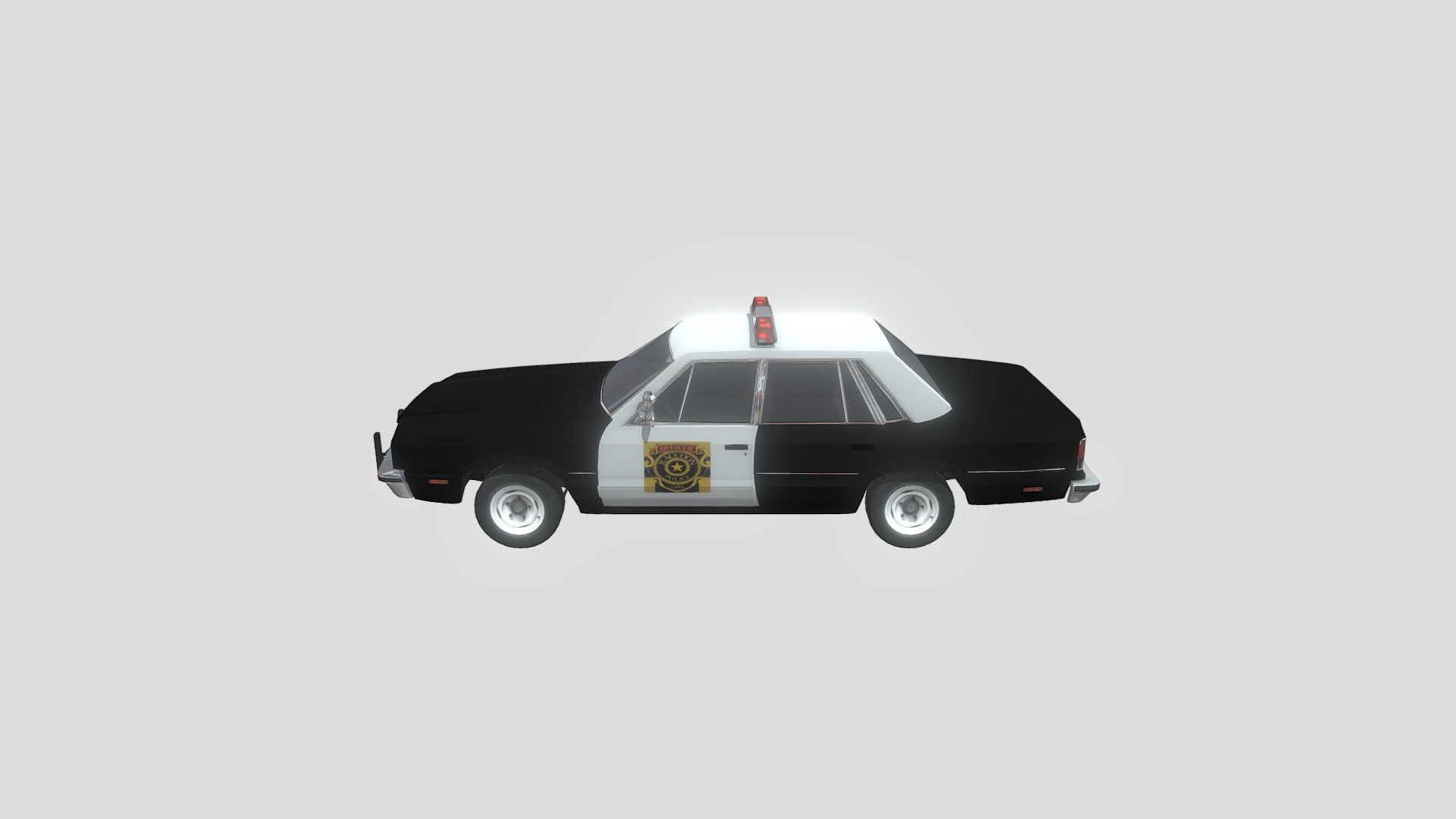 Racoon City Police Car (Resident Evil 2) 3d model