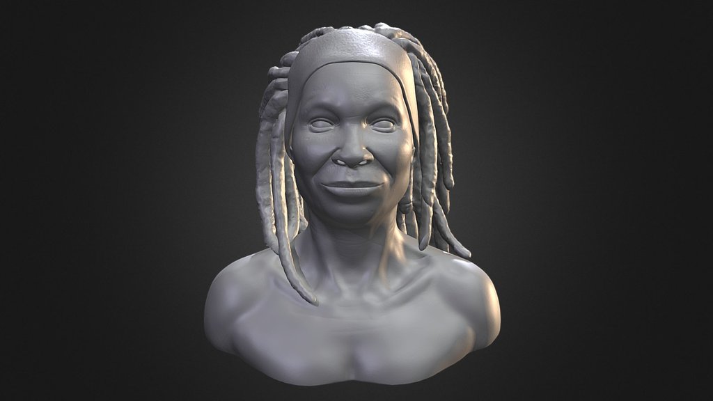 Whoopi 3d model