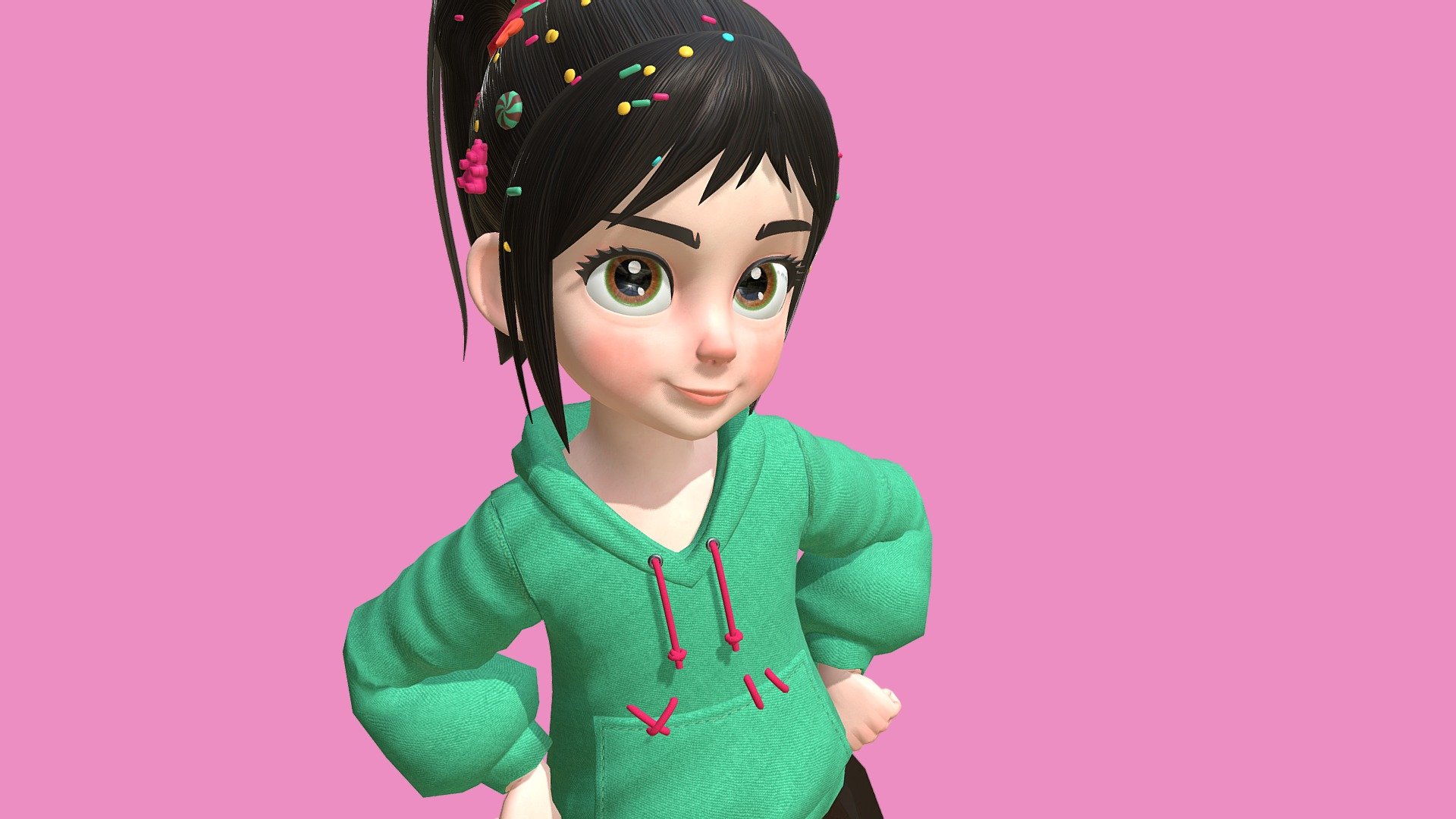 Wreck-It Ralph Vanellope 3d model