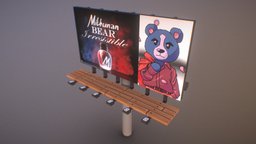 M. Bear Perfume Billboard