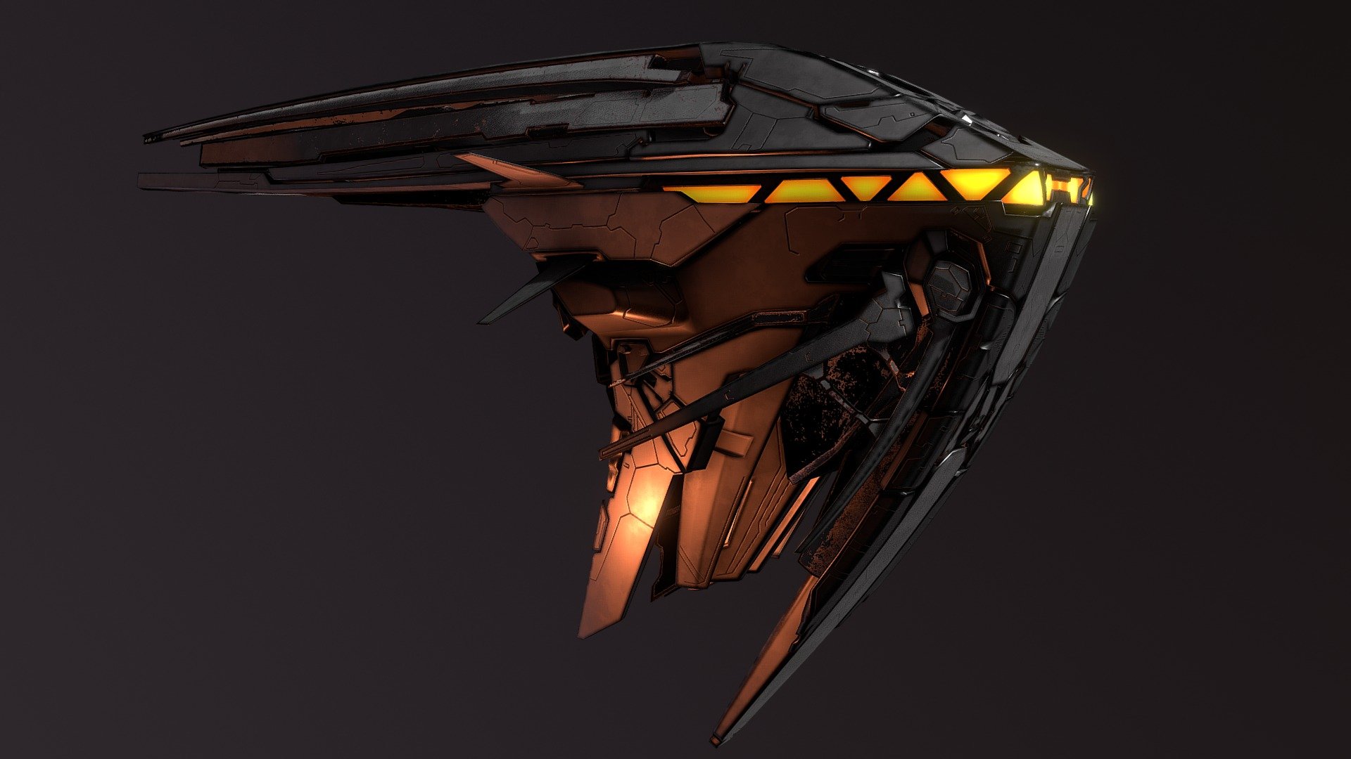 Starship 3d model