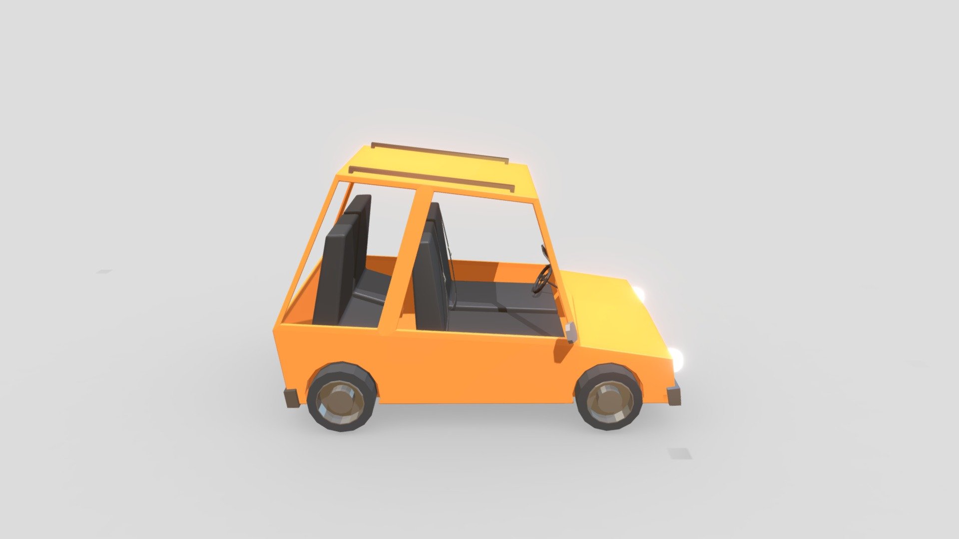 Lowpoly Car 3d model