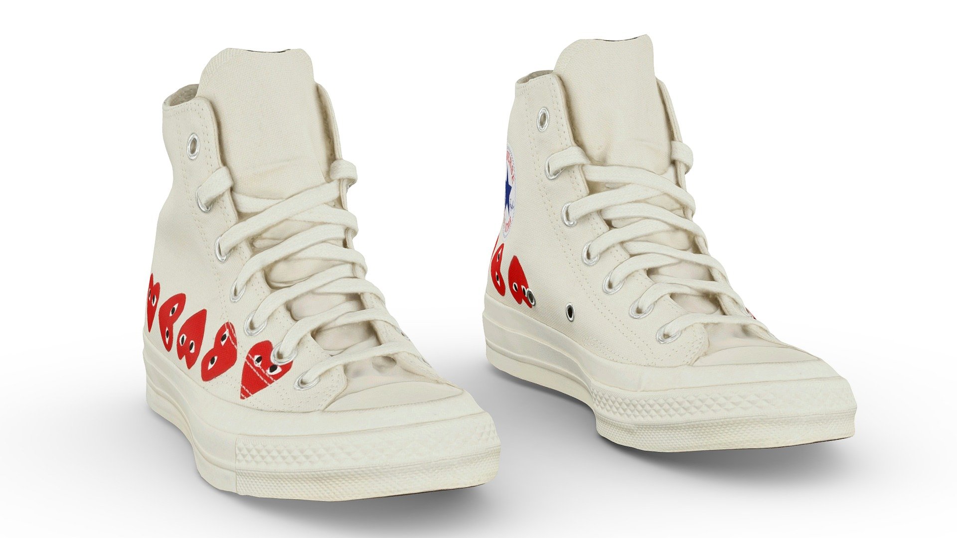 CDG X Converse 1970s 3d model