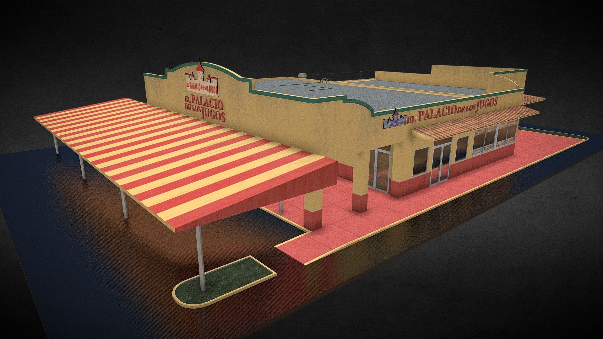 El Palacio De Los Jugos 3d model