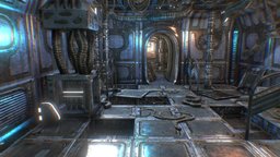 Modular sci-fi level example