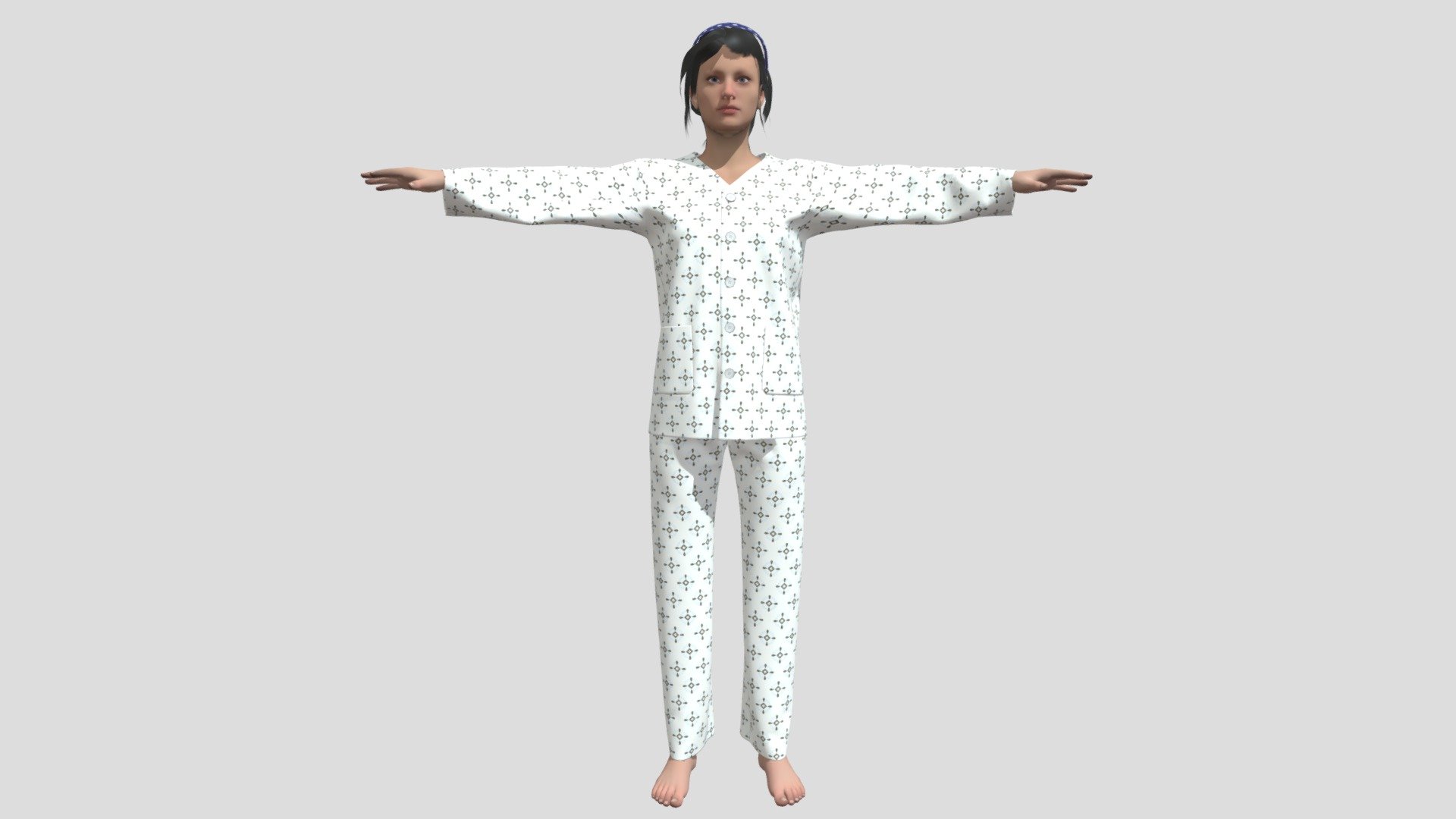 Female Patient 3d model