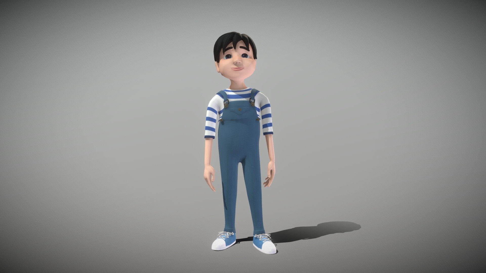 Cartoon Boy 3d model