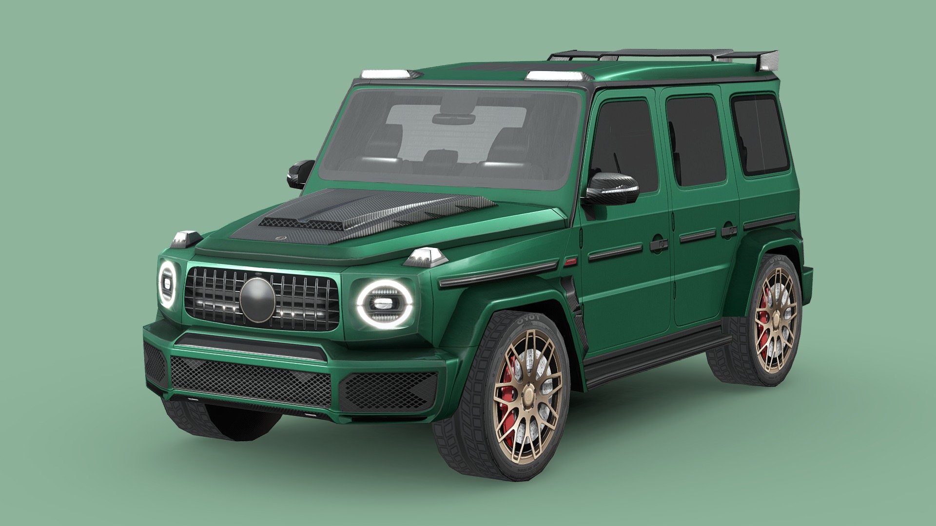 Mercedes-Benz AMG G63 BRABUS 700 3d model