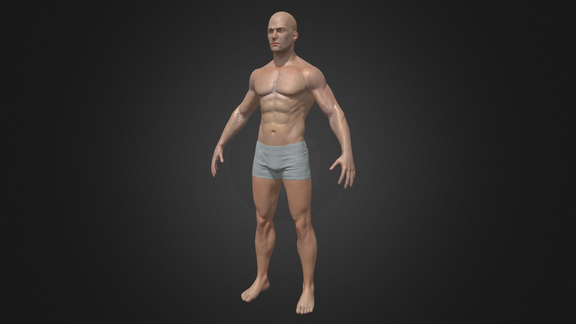 Men Body 3d model