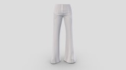 Spaniard Bell Bottom White Female Pants