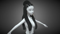 Female Hair Cards Style 8