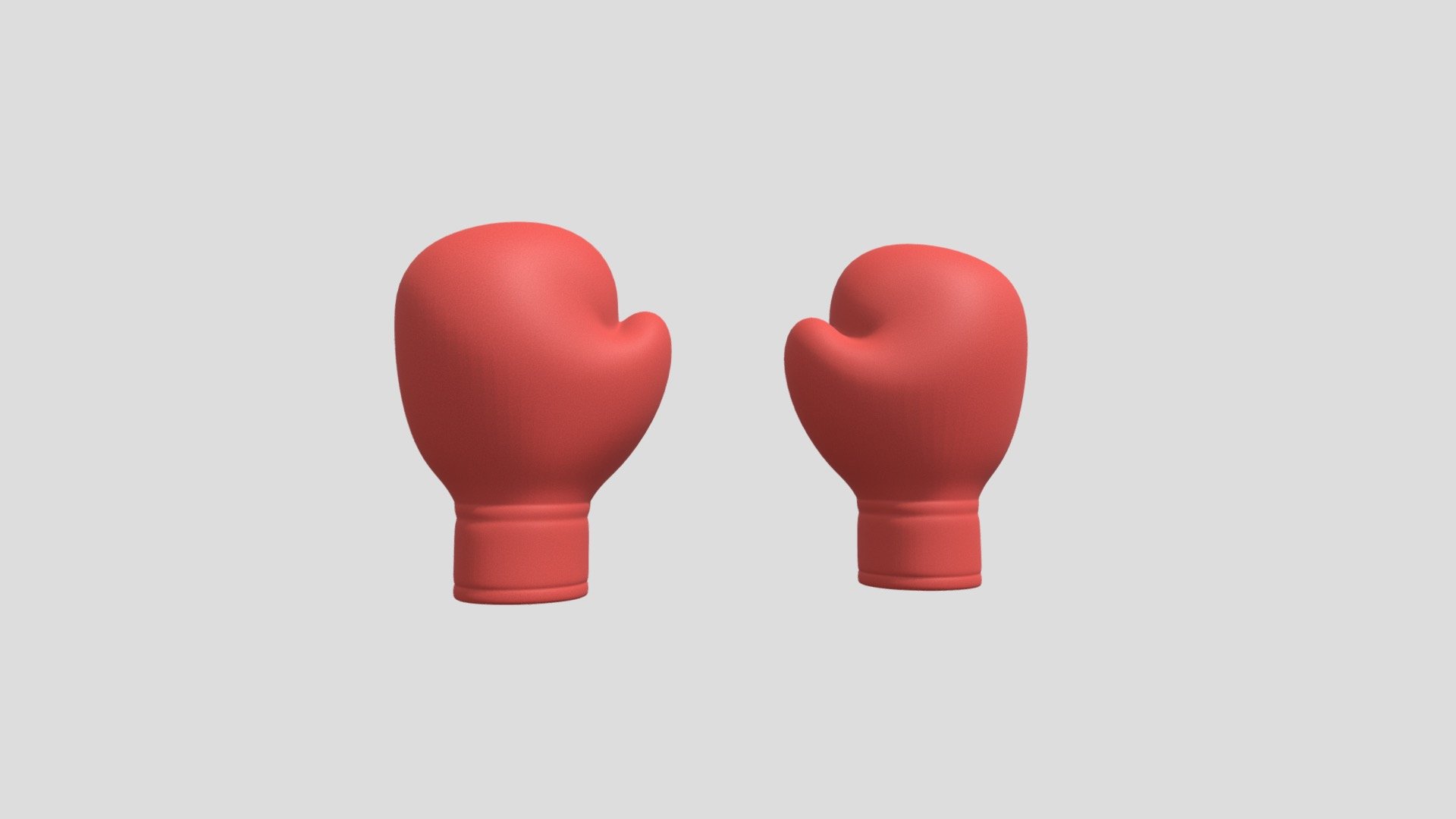 Boxing Gloves 3d model