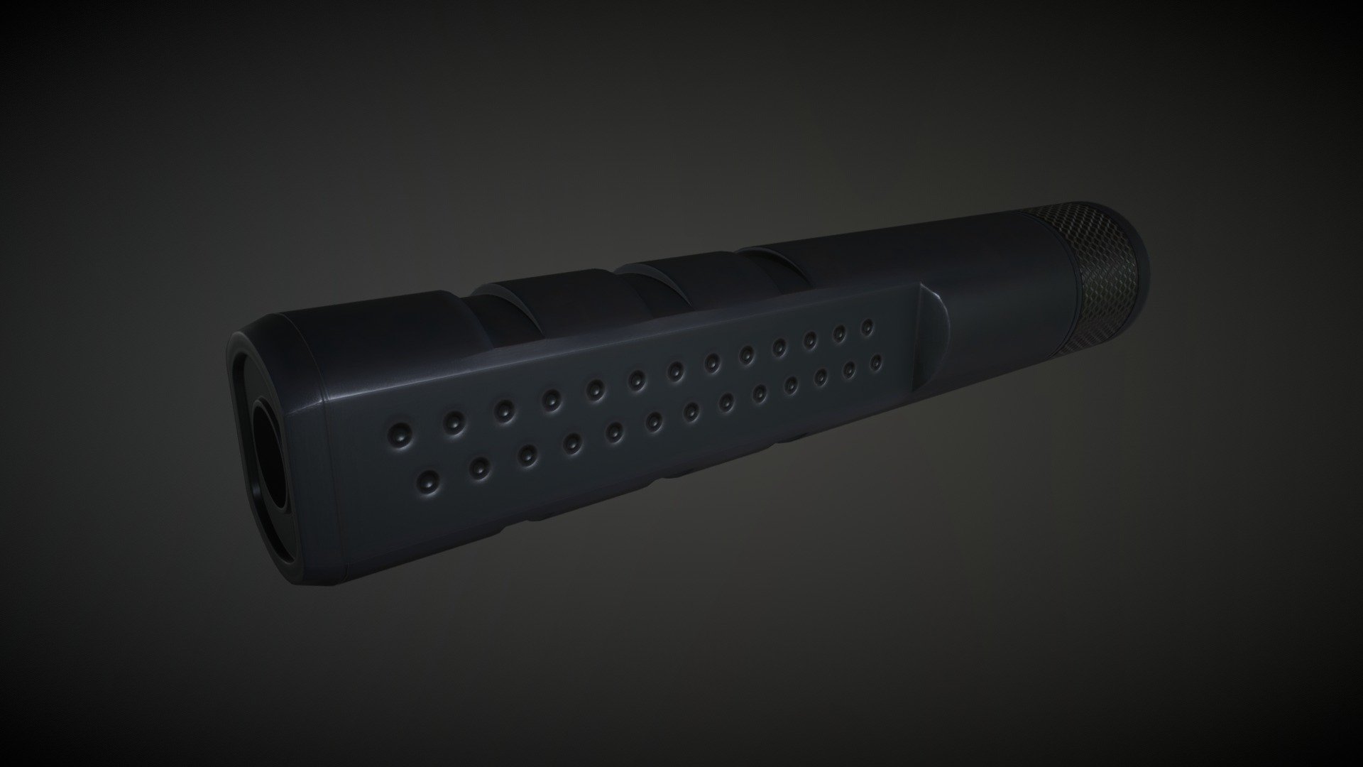 Sci-Fi Suppressor 3d model