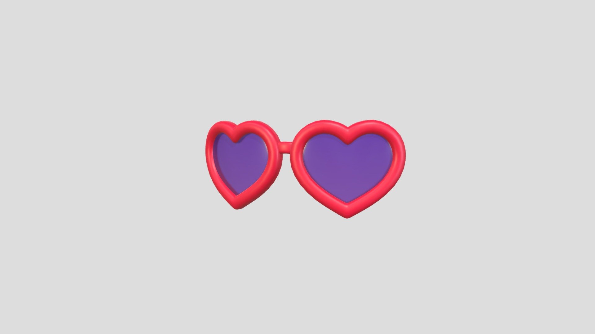 Prop099 Heart Sunglasses 3d model