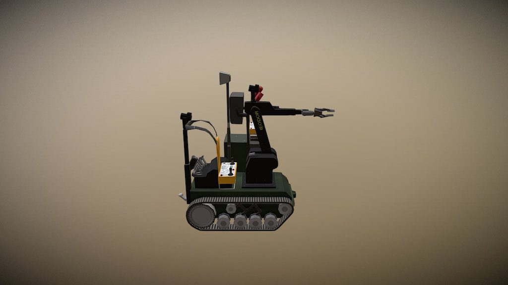 Explosive robot tEODor 3d model