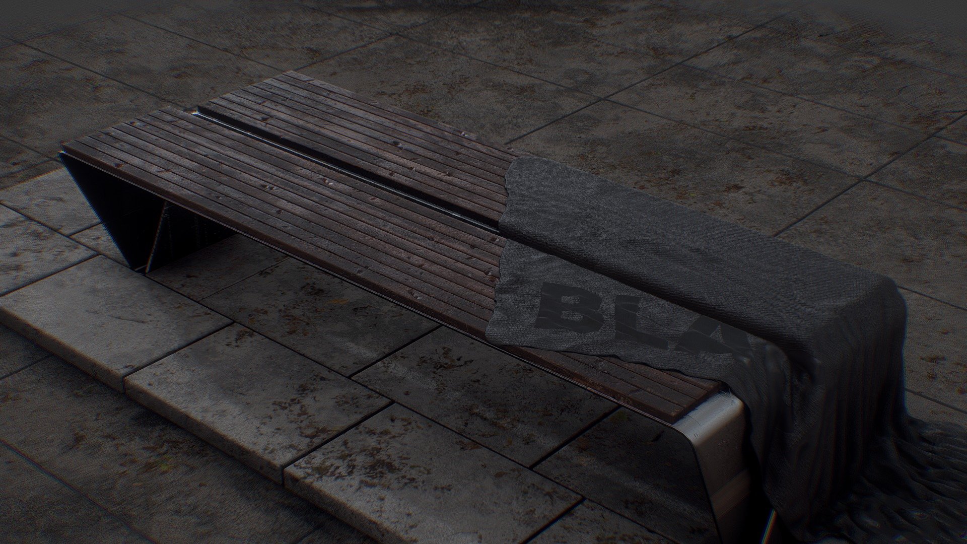 Bench 3d model