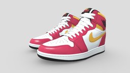 Jordan 1 Retro High  Light Fusion Red PBR