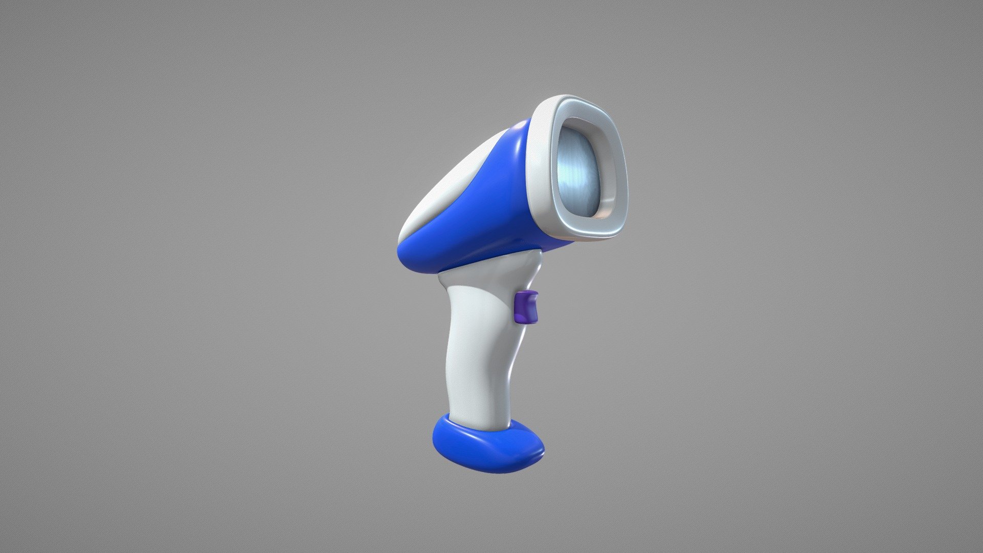 QR-code Barcode scanner 3d model