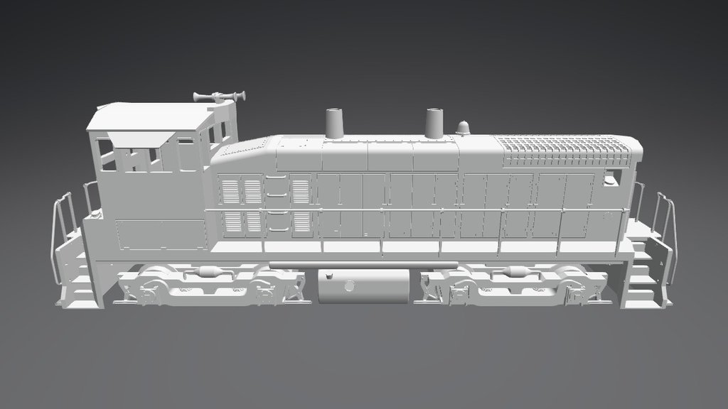 EMD SW1500 3d model