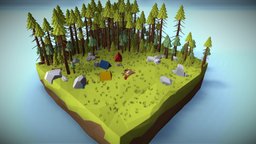 Low Poly Landscapes-Campsite