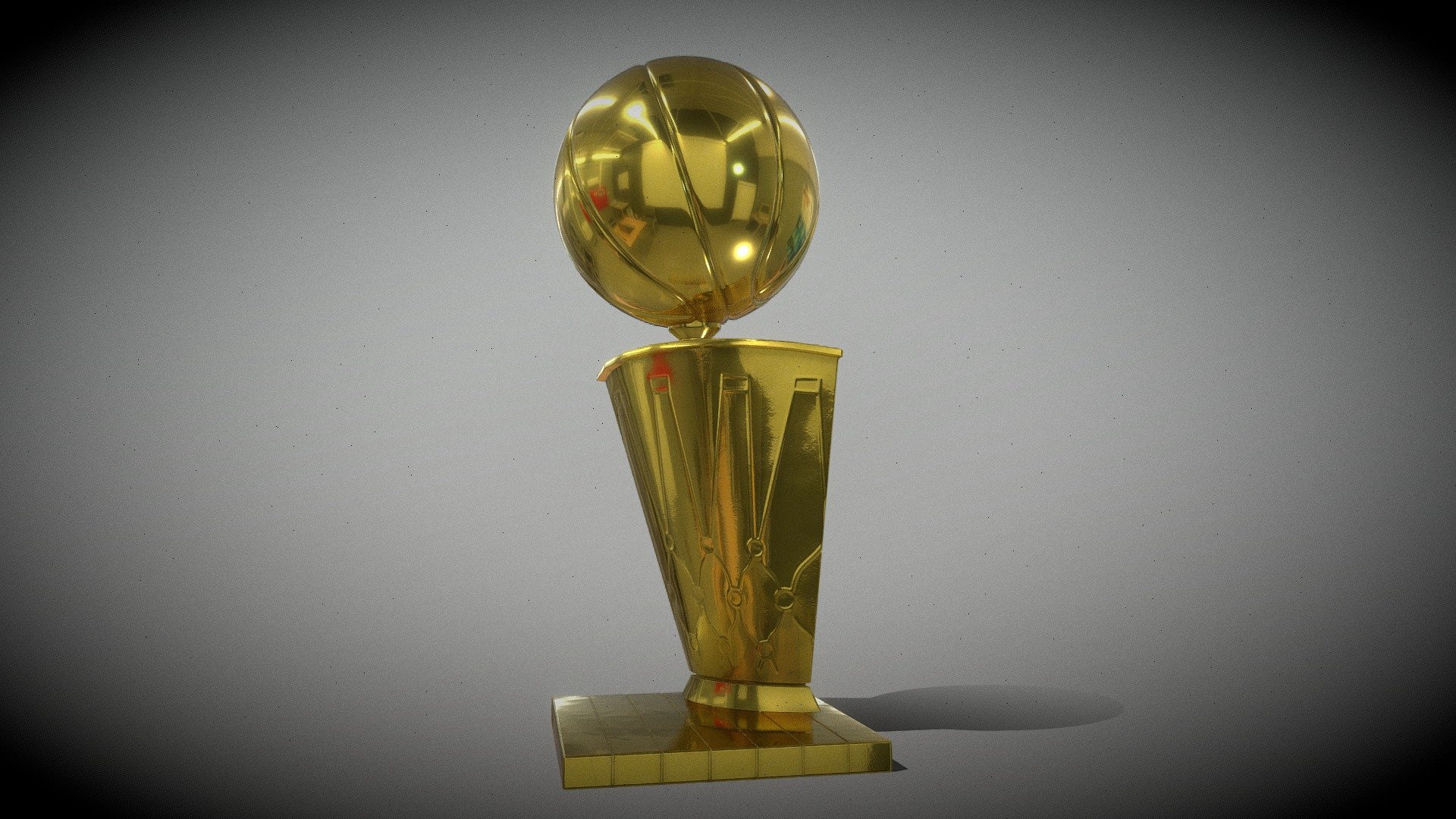 NBA Championship Trophy 3d model