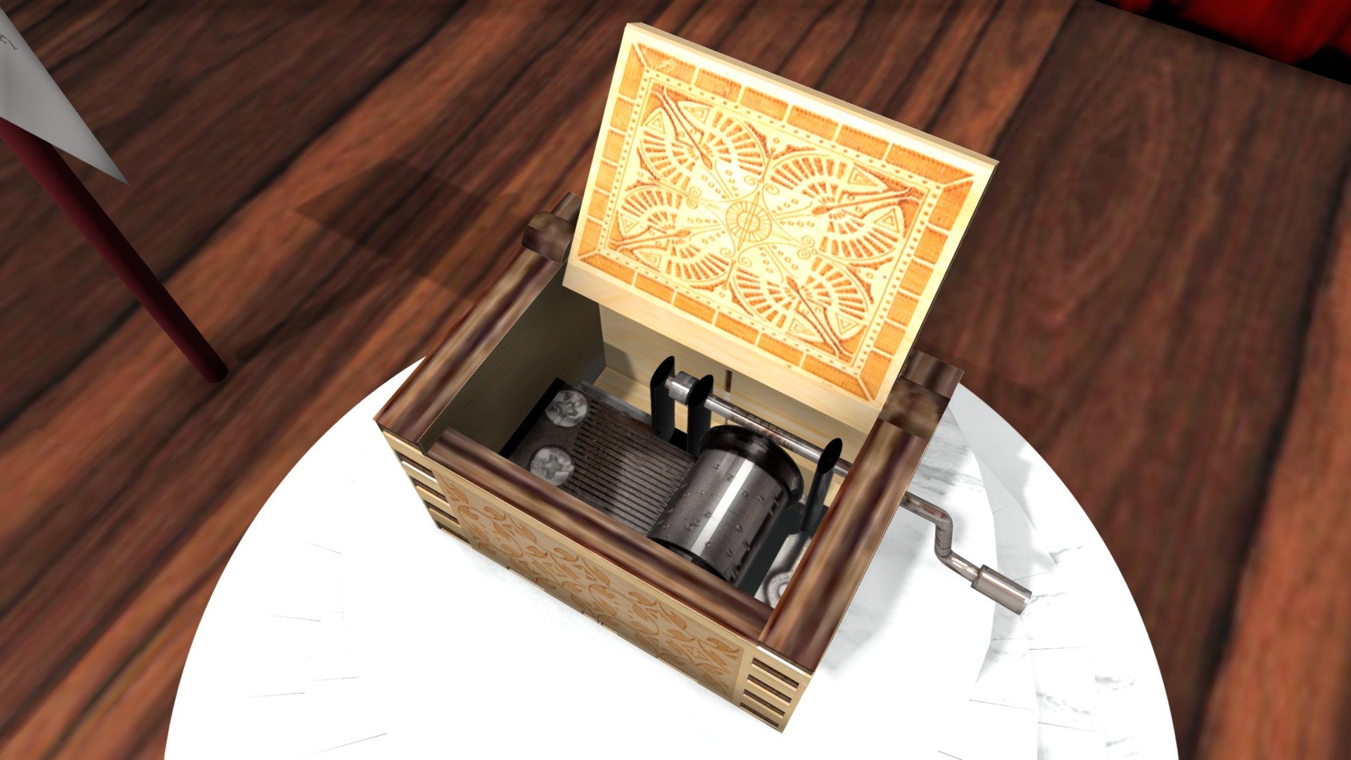 MusicBox__3Dmodel 3d model