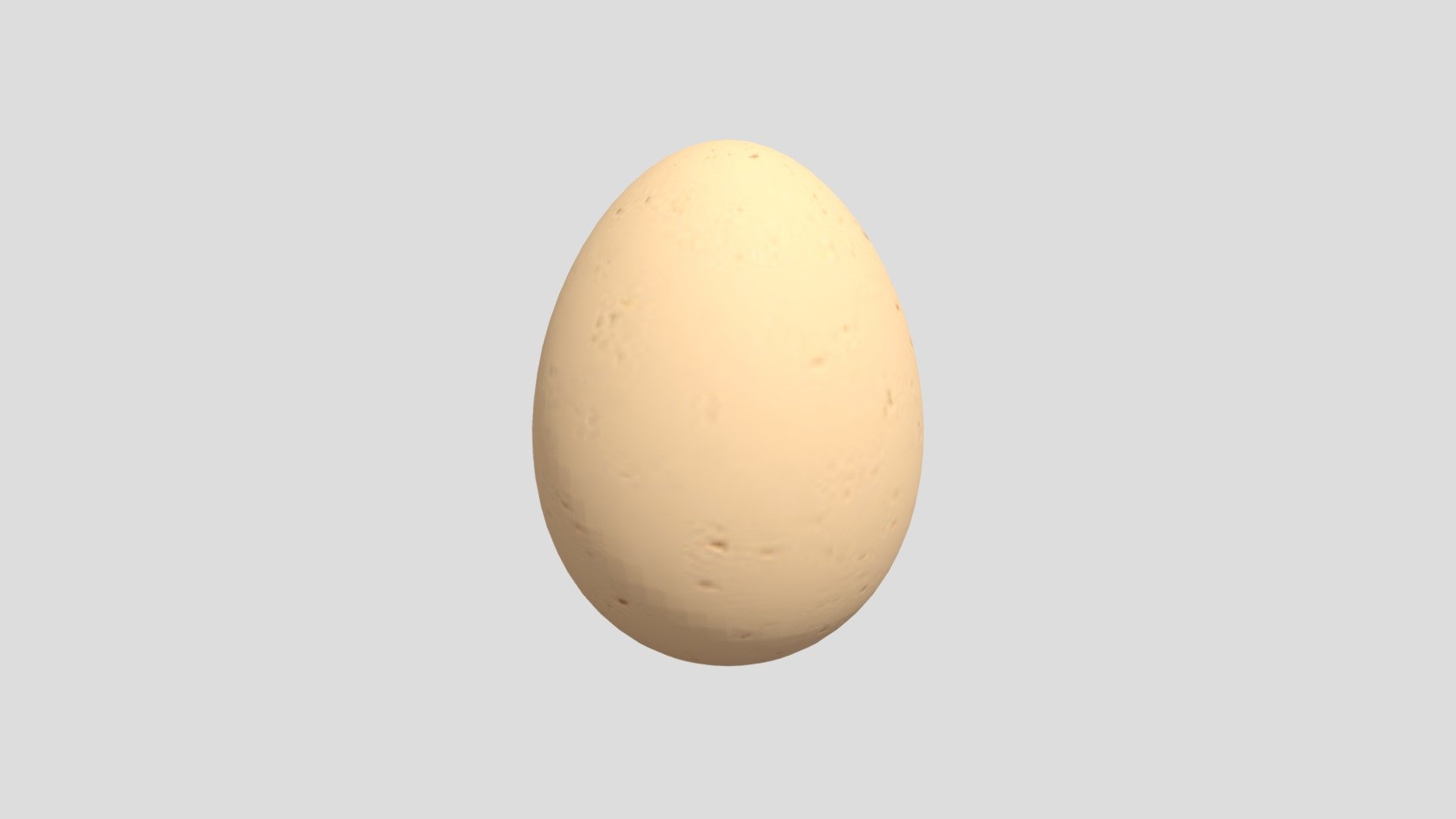 An Egg 3d model