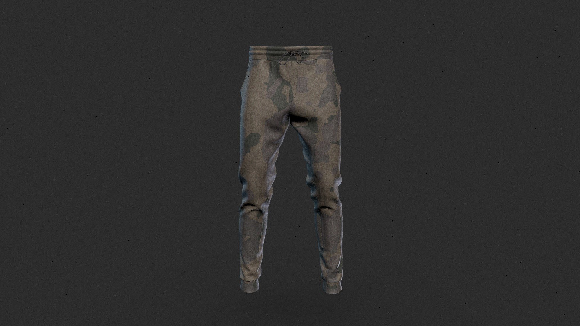 Sweatpants Camo 3d model