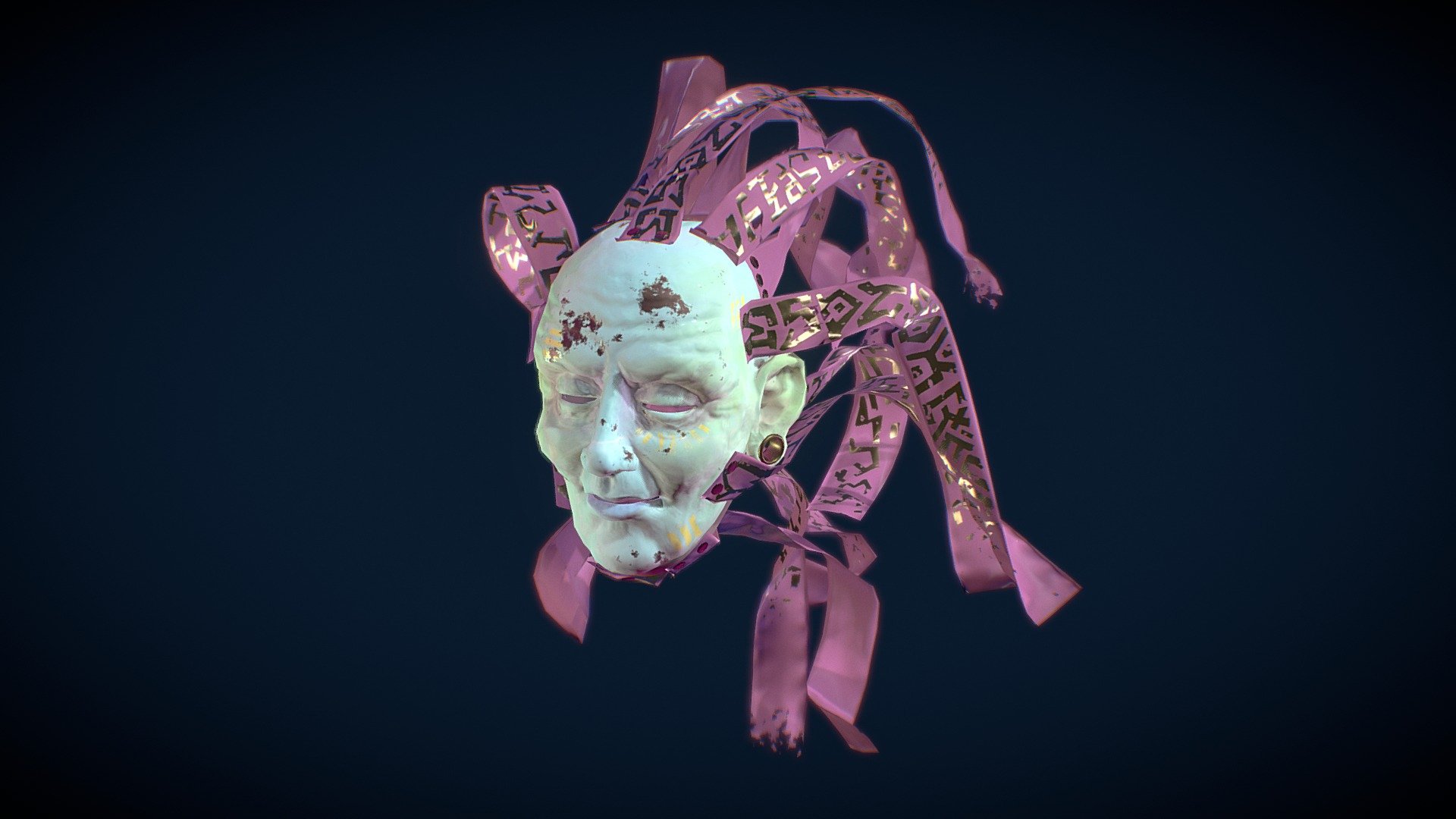 Floating Mask Spirit 3d model