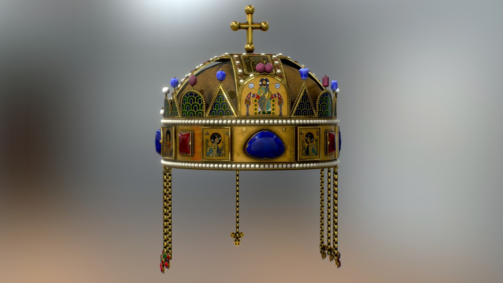 Holy Crown of Hungary 3d model