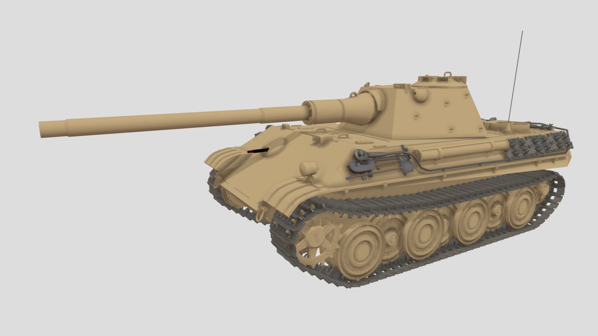 Panzerkampfwagen Panther II (Sd.kfz. 172) 3d model