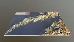 Lofoten, Norway Map (1:400,000 Scale)