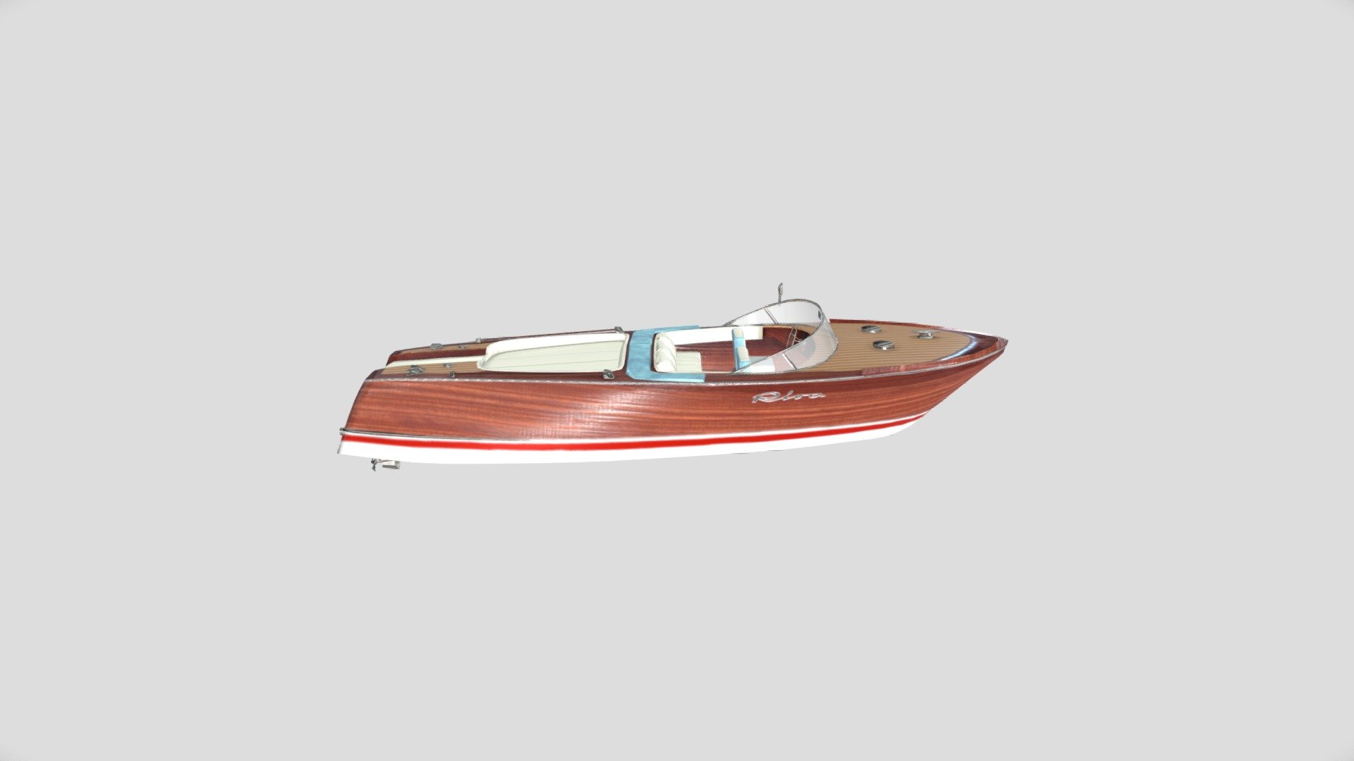 Riva Aquarama Lamborghini board 3d model